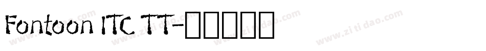 Fontoon ITC TT字体转换